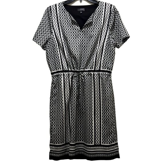 The Limited Dresses & Skirts - Women Black and White Short Sleeve Dress Size L
